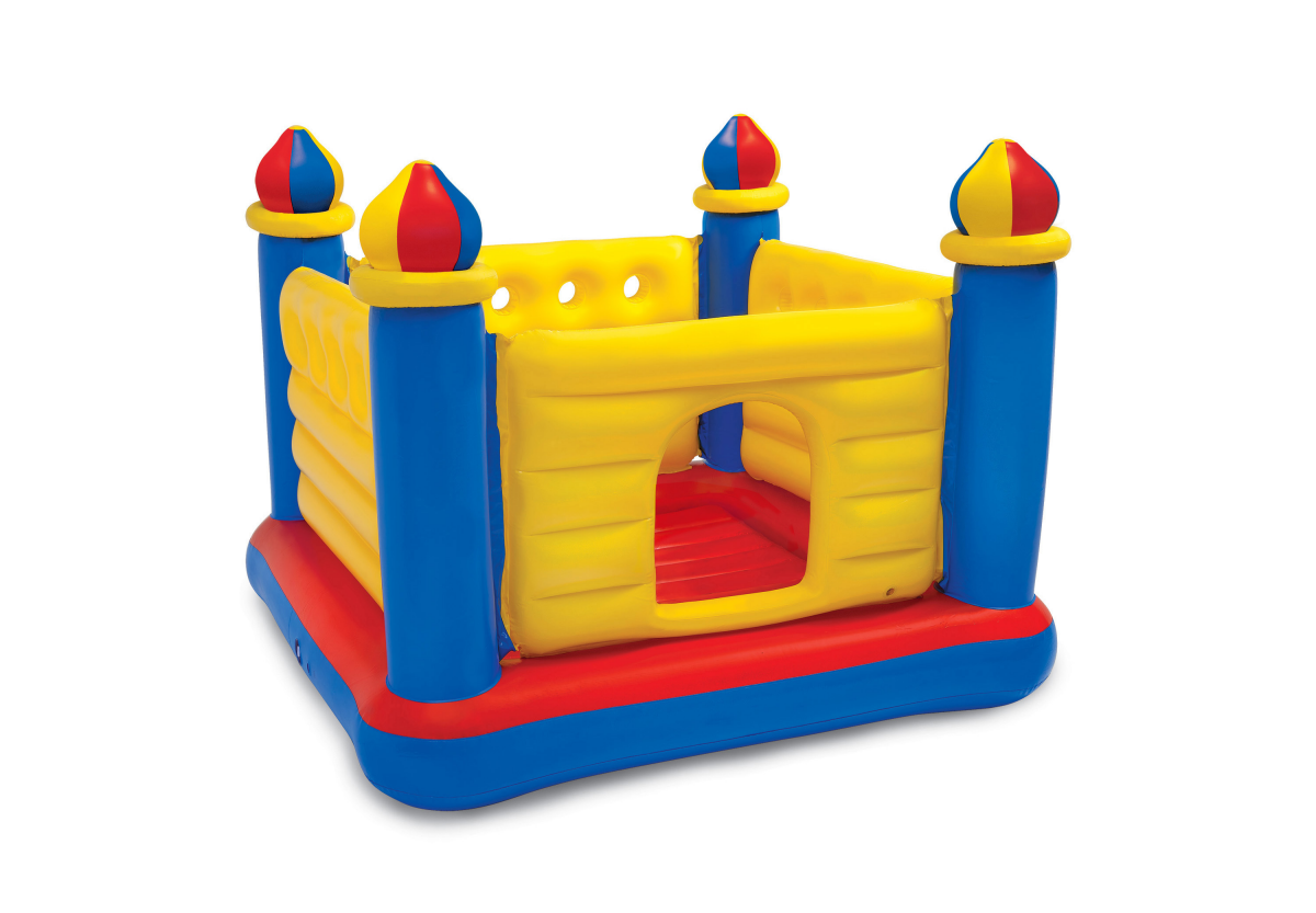 slide 1 of 7, Intex Jump-O-Lene Castle Bouncer, 1 ct