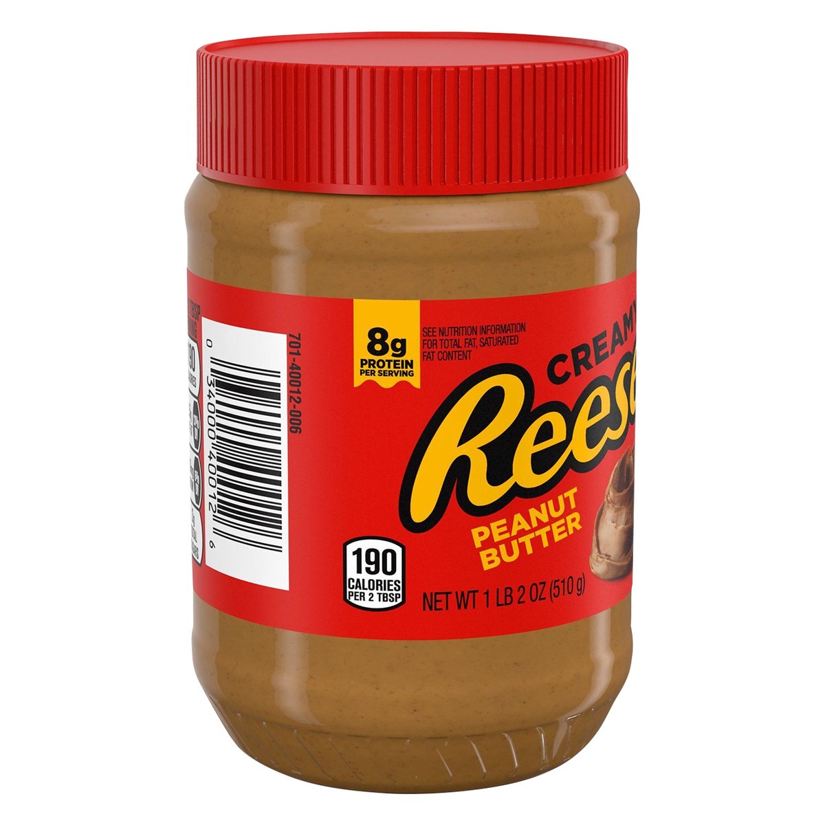 slide 2 of 8, Reese's Creamy Peanut Butter Spread Jar, 18 oz, 18 oz