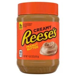REESE'S Creamy Peanut Butter Spread Jar, 18 oz