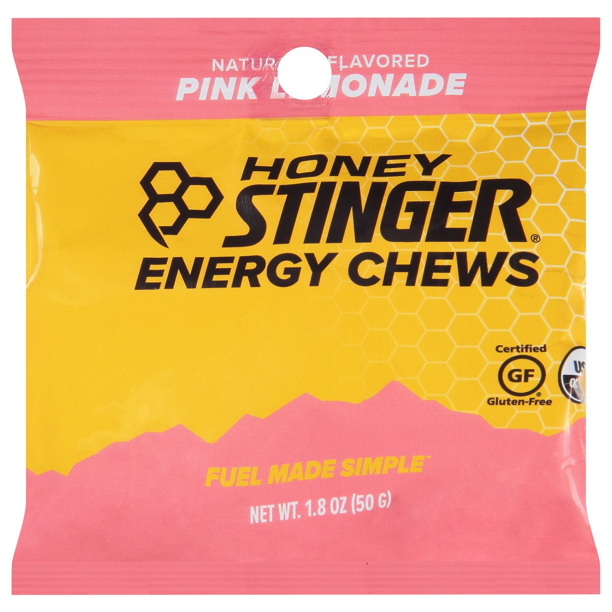 slide 5 of 14, Honey Stinger Pink Lemonade Energy Chews 1.8 oz, 1.8 oz