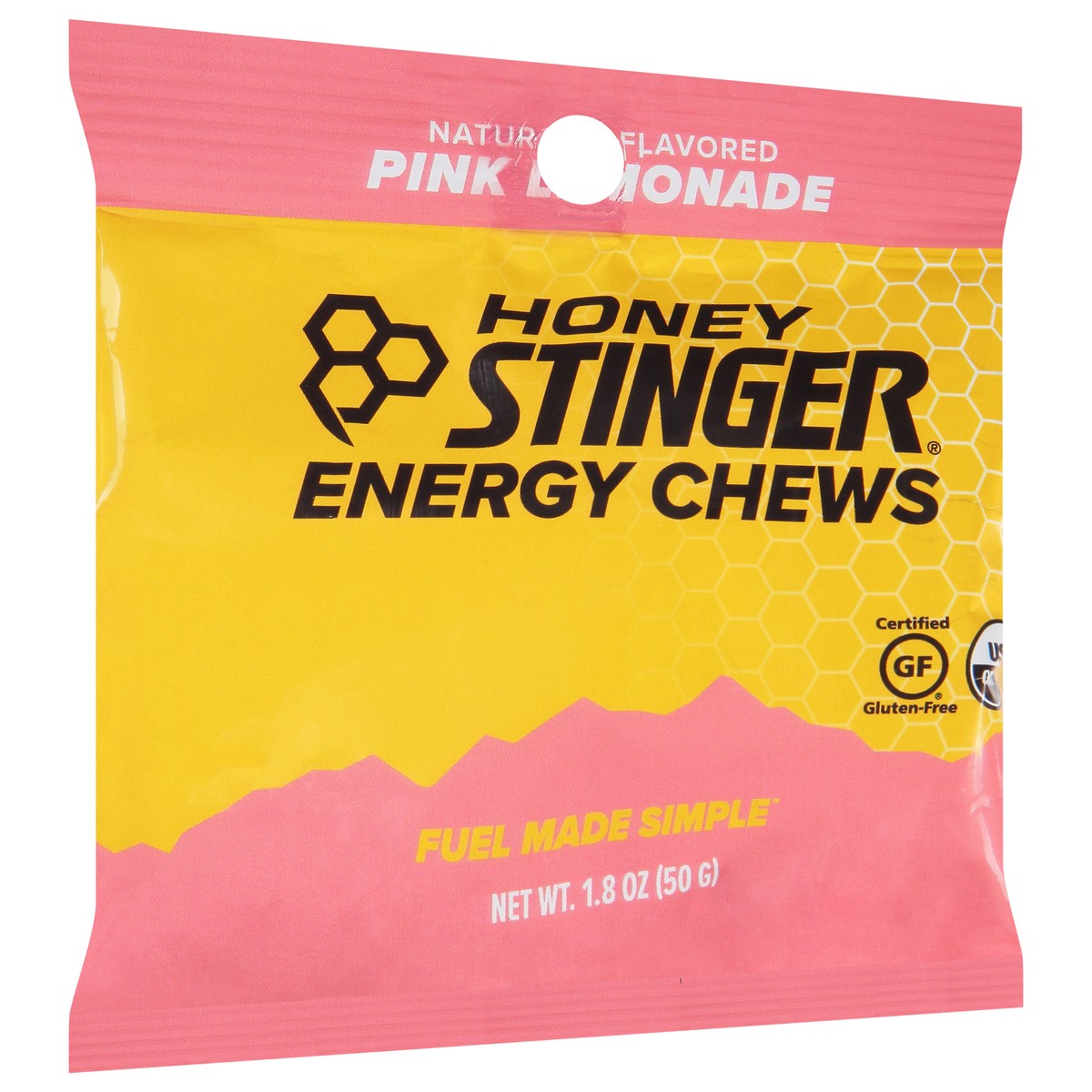 slide 6 of 14, Honey Stinger Pink Lemonade Energy Chews 1.8 oz, 1.8 oz