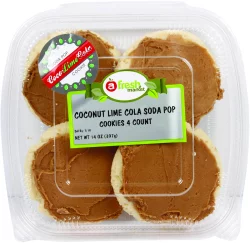 Coconut Lime Cola Soda Pop Cookies