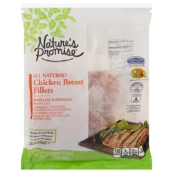 Nature's Promise Natural Boneless Skinless Chicken Breast Fillets - 6 ct