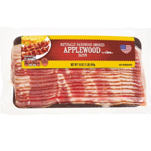 slide 1 of 1, applewood smoked bacon, 16 oz