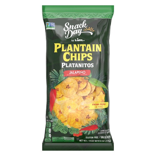 slide 1 of 1, Snack Day plantain chips, jalapeño, 6 oz