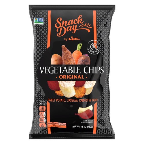 slide 1 of 1, Snack Day vegetable chips, original, 7.5 oz