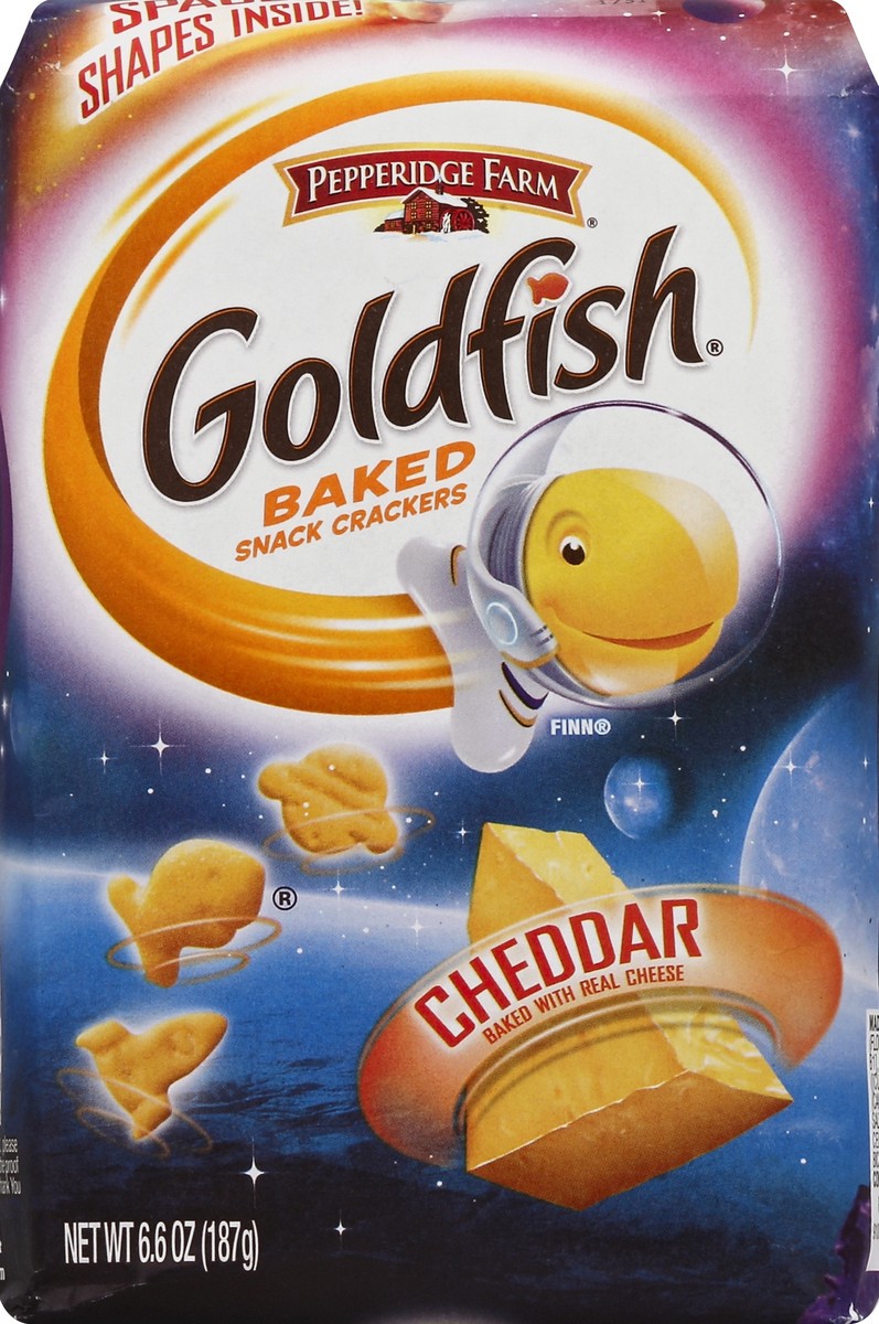 slide 5 of 5, Pepperidge Farm Goldfish Cheddar Space Adventures Baked Snack Crackers, 6.6 oz