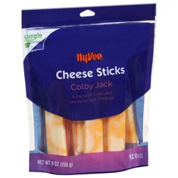 Hy-Vee Cheese Sticks, Colby Jack