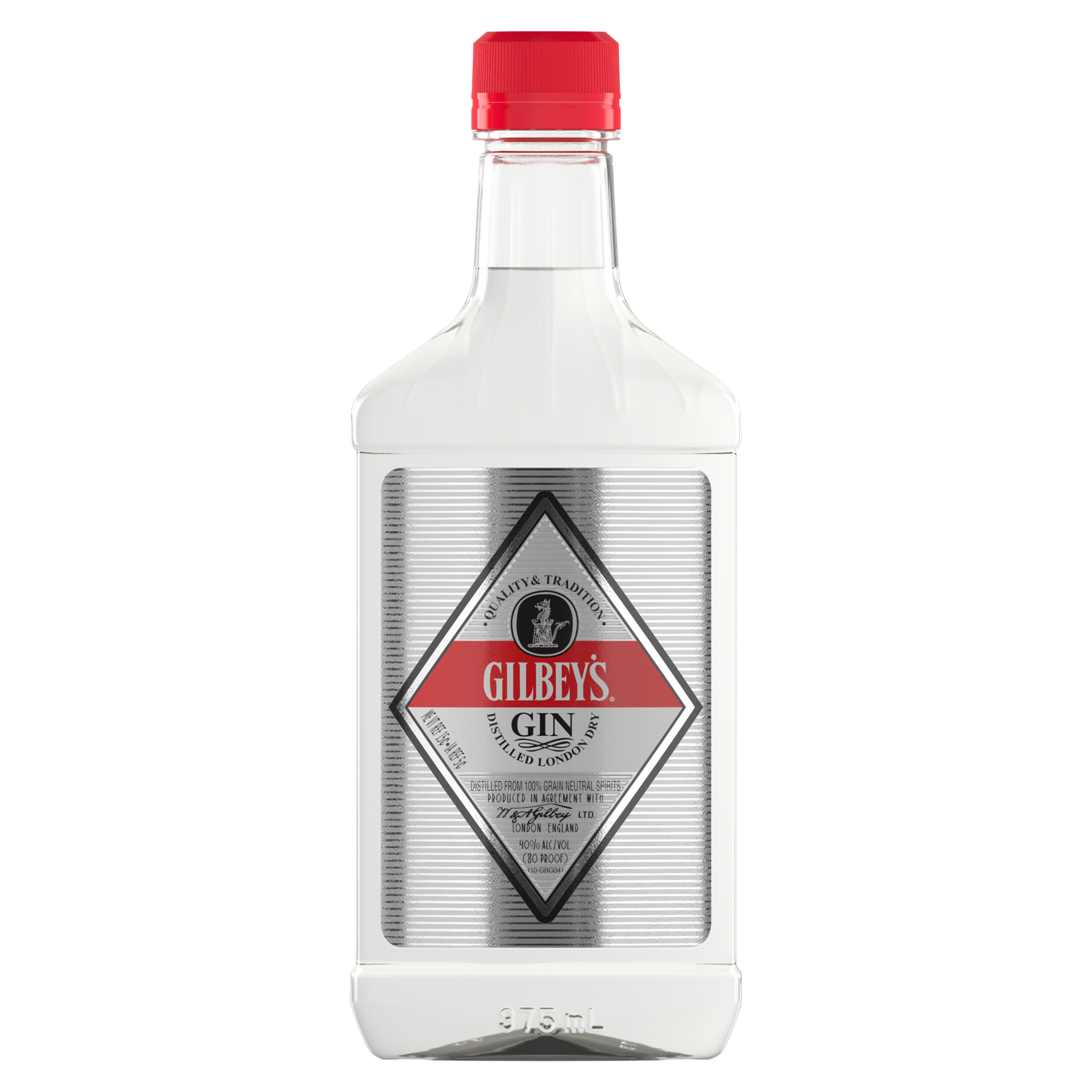 slide 1 of 3, Gilbey's Distilled London Dry Gin 375 ml, 375 ml