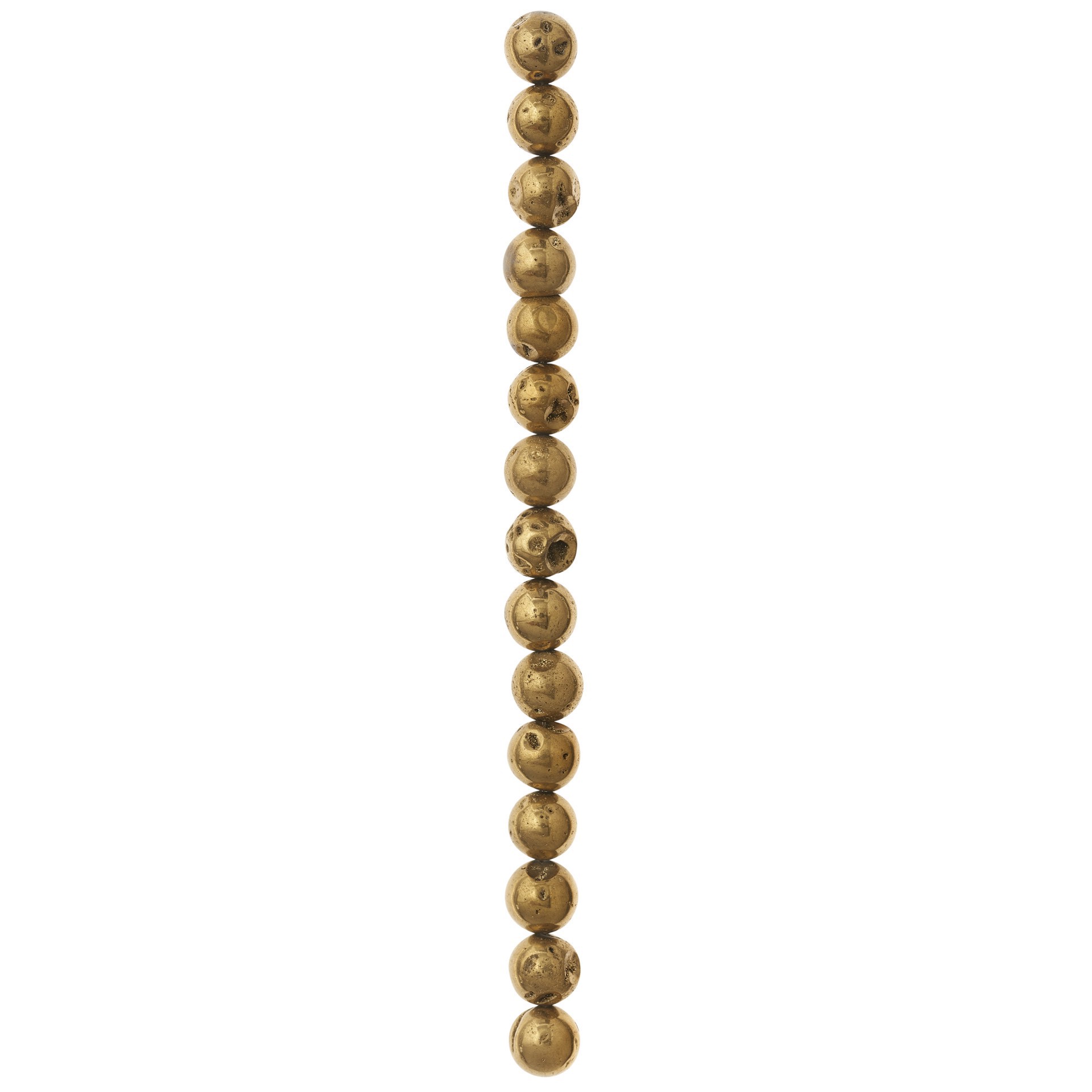 slide 3 of 3, Gold Agate Round Beads, 10mm By Bead Landing, 10mm
