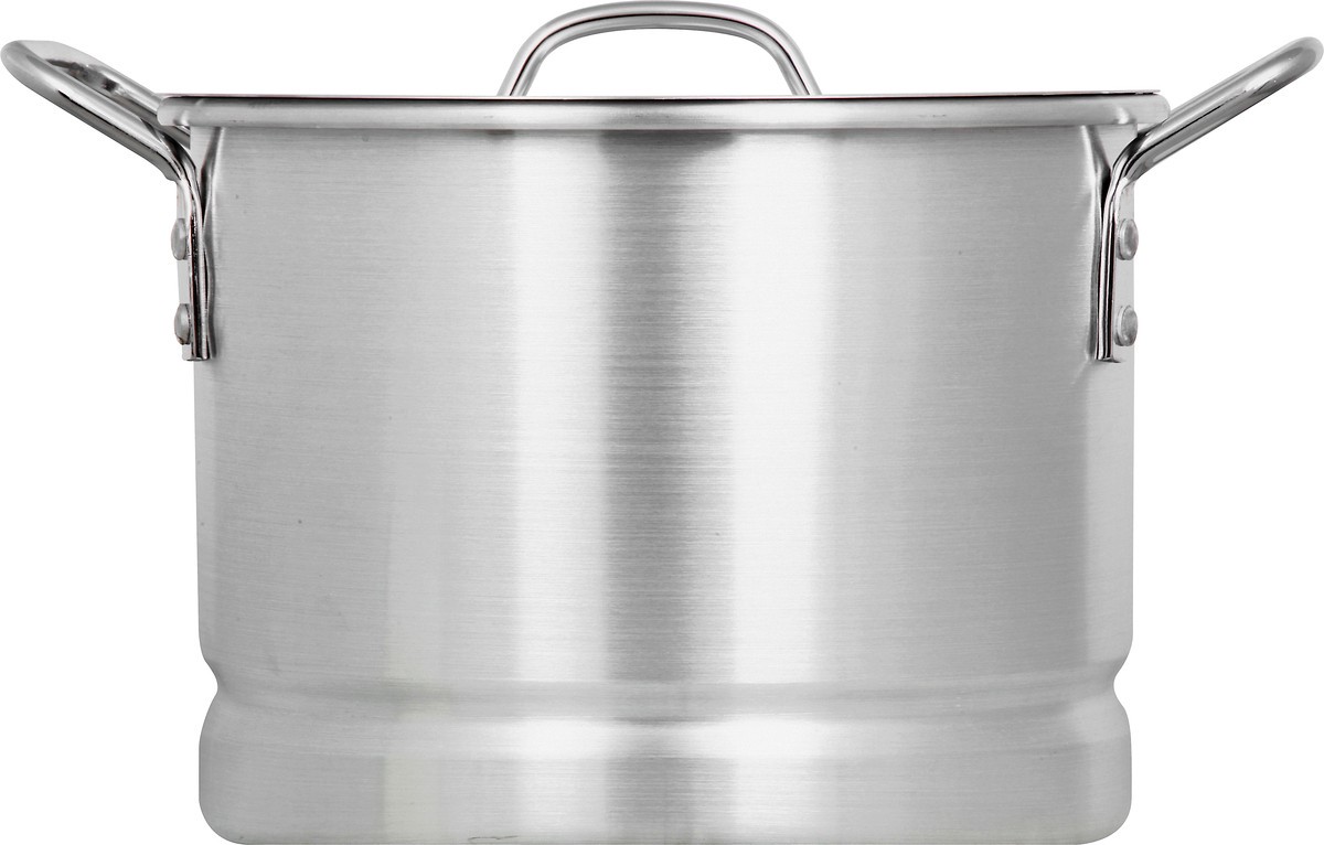 slide 5 of 9, Victoria 12 Quart with Lid Aluminum Steamer 1 ea, 12 qt