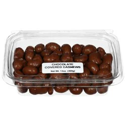 JLM Tub Chocolate Covered Cashews 13 oz