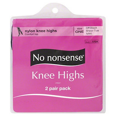 off black knee highs