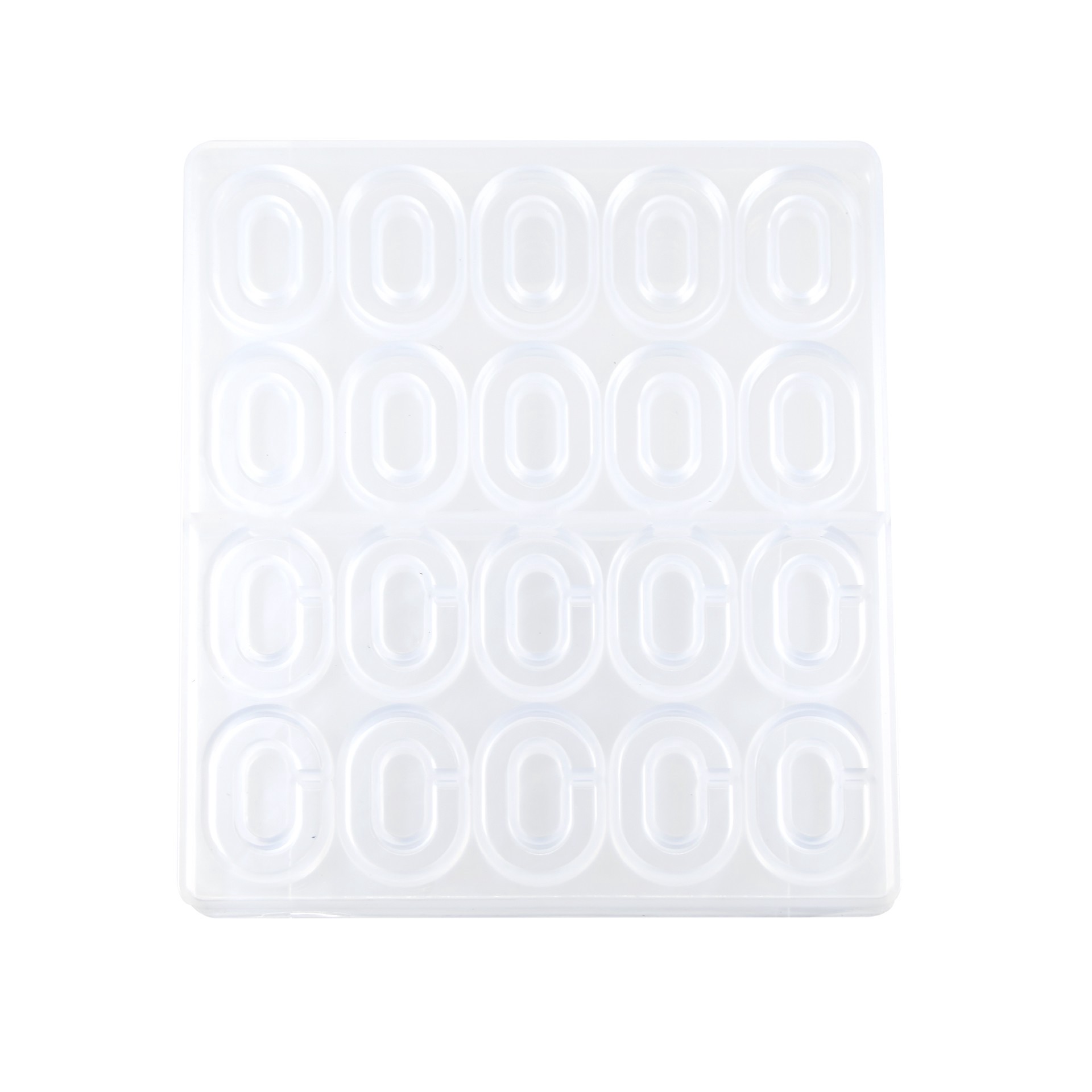 slide 2 of 5, Blue Moon Studio Uv Resin Craft Chain Link Mold, 3.15 in x 3.54 in x 0.47 in