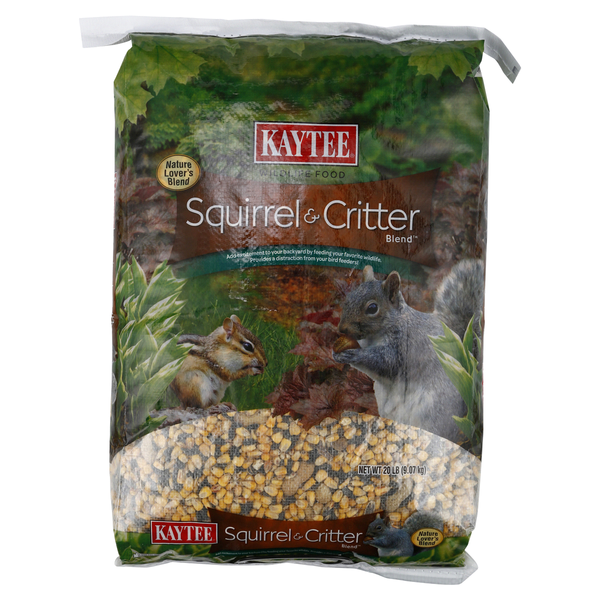 slide 1 of 1, Kaytee Squirrel & Critter Blend Wild Animal Food, 20 lb