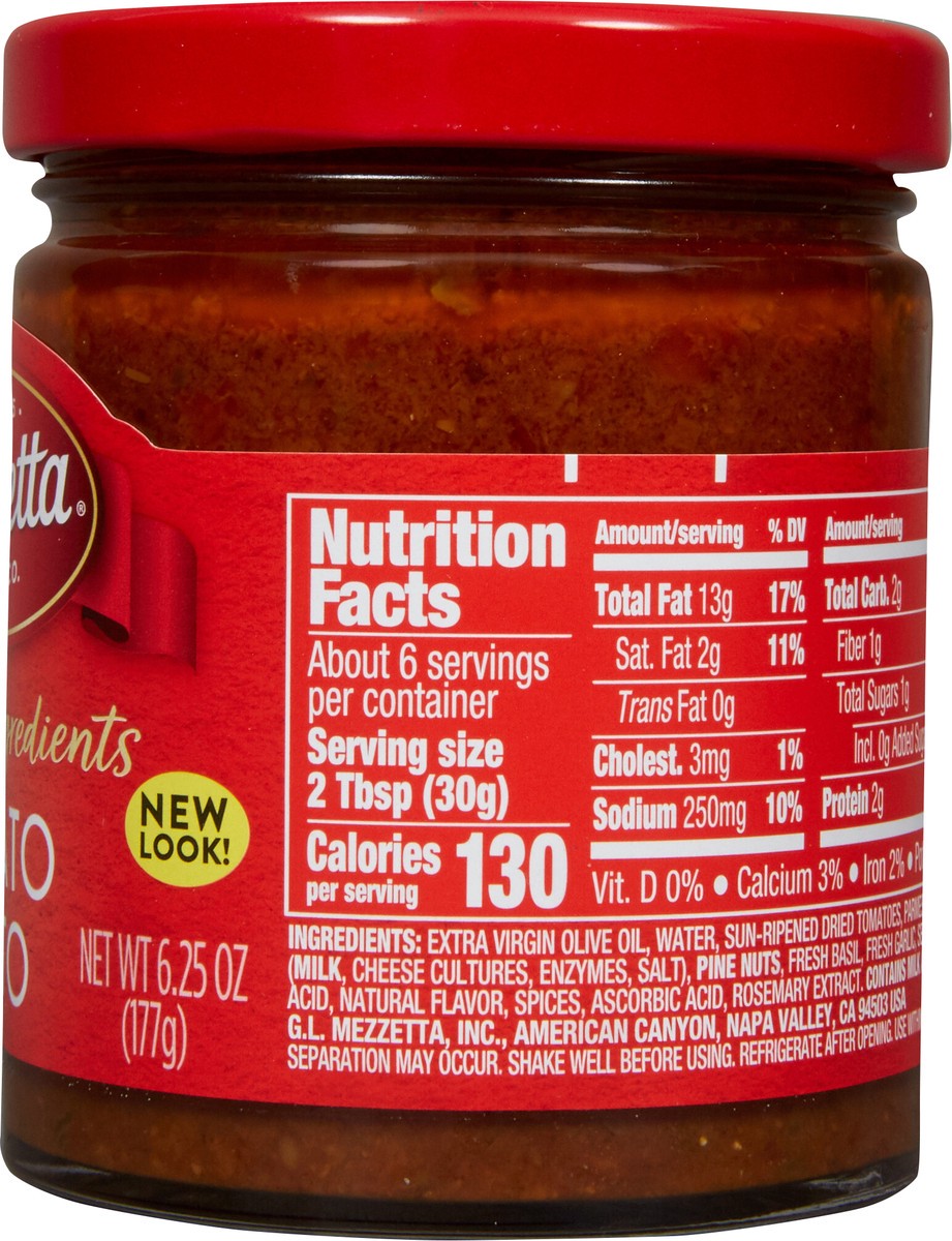 slide 6 of 7, Mezzetta Tomato Pesto, 6.25 oz