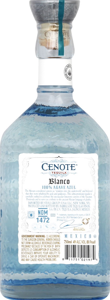 slide 9 of 10, Cenote Tequila 750 ml, 750 ml