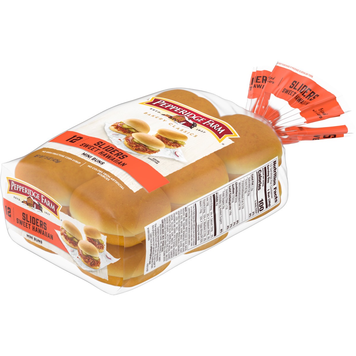 slide 5 of 11, Pepperidge Farm Sweet Hawaiian Slider Buns, 12 ct; 15 oz