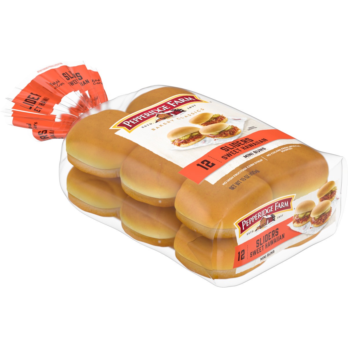 slide 4 of 11, Pepperidge Farm Sweet Hawaiian Slider Buns, 12 ct; 15 oz