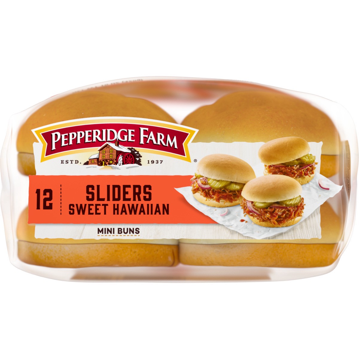 slide 10 of 11, Pepperidge Farm Sweet Hawaiian Slider Buns, 12 ct; 15 oz
