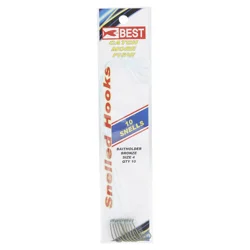 BEST Bronze Bait Holder Snell, Size 4 Hook