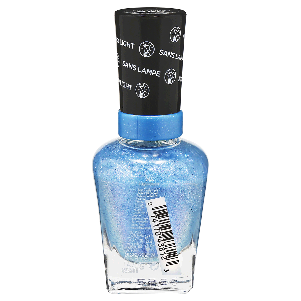 slide 2 of 3, Sally Hansen Miracle Gel Nail Polish - Flash-ionista - 0.5 fl oz, 0.45 fl oz