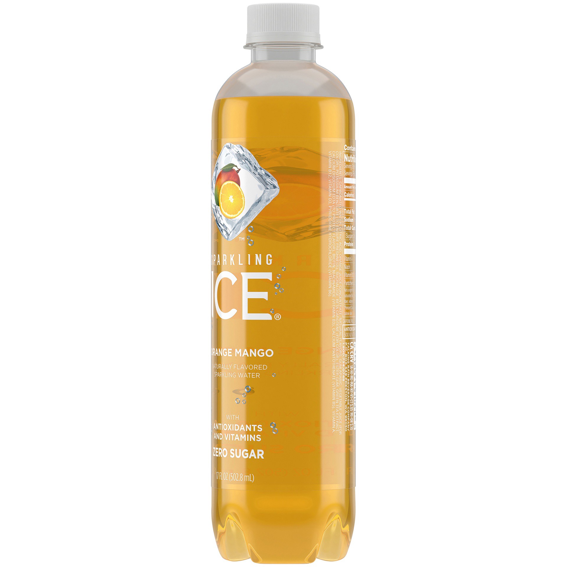 slide 3 of 6, Sparkling ICE Orange Mango Sparkling Water, 17 fl oz