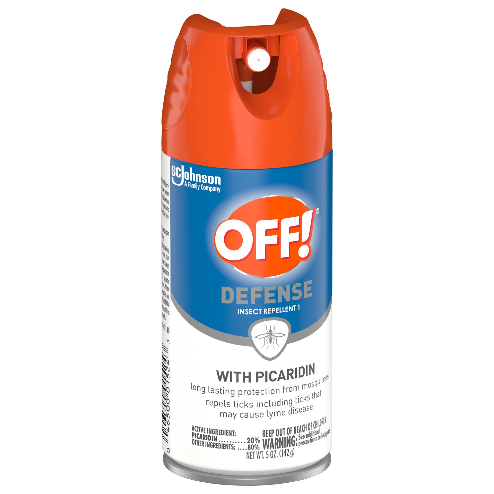 slide 5 of 5, OFF! Defense Insect Repellent 1, Long-lasting Mosquito & Tick Spray with Picaridin, 5 oz, 5 oz