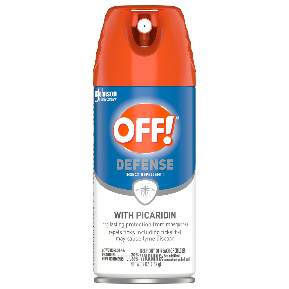 slide 1 of 5, OFF! Defense Insect Repellent 1, Long-lasting Mosquito & Tick Spray with Picaridin, 5 oz, 5 oz