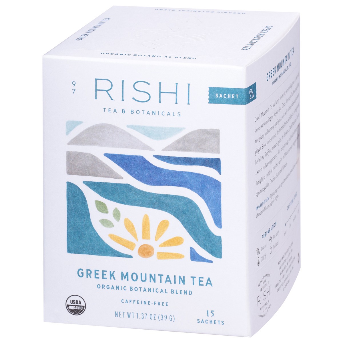 slide 10 of 12, Rishi Tea Greek Mountain Tea Sachets, 15 ct