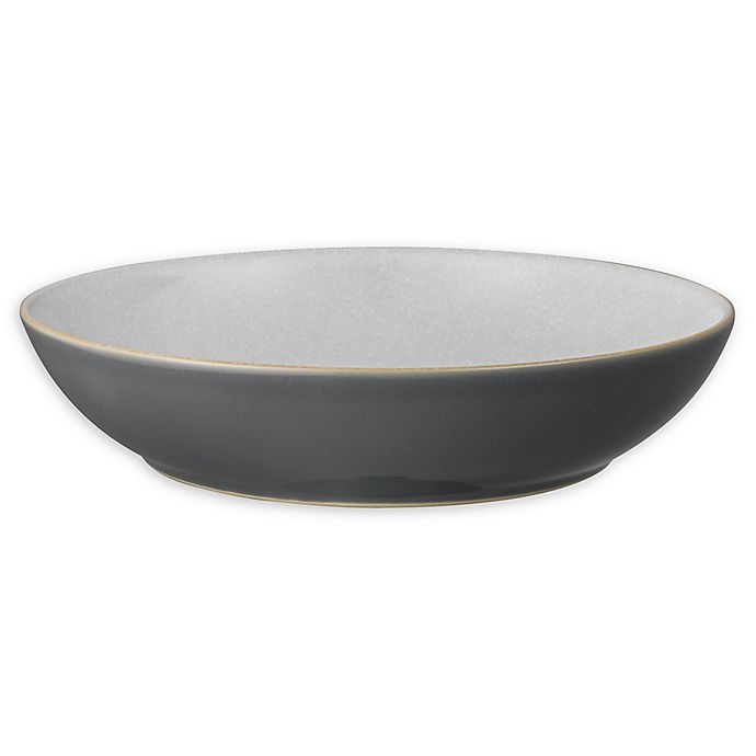 slide 1 of 3, Denby Elements Pasta Bowls - Fossil Grey, 4 ct