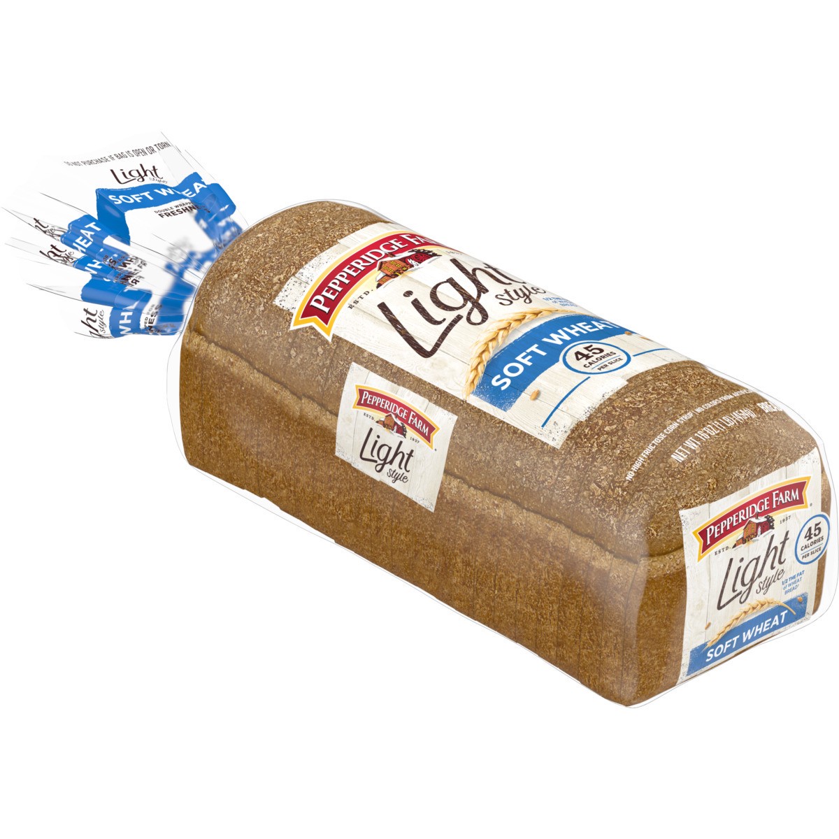 slide 9 of 11, Pepperidge Farm Light Style Soft Wheat Bread, 16 oz