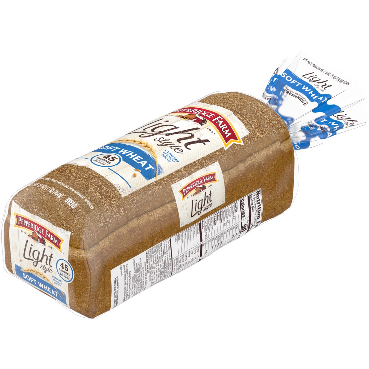slide 7 of 11, Pepperidge Farm Light Style Soft Wheat Bread, 16 oz