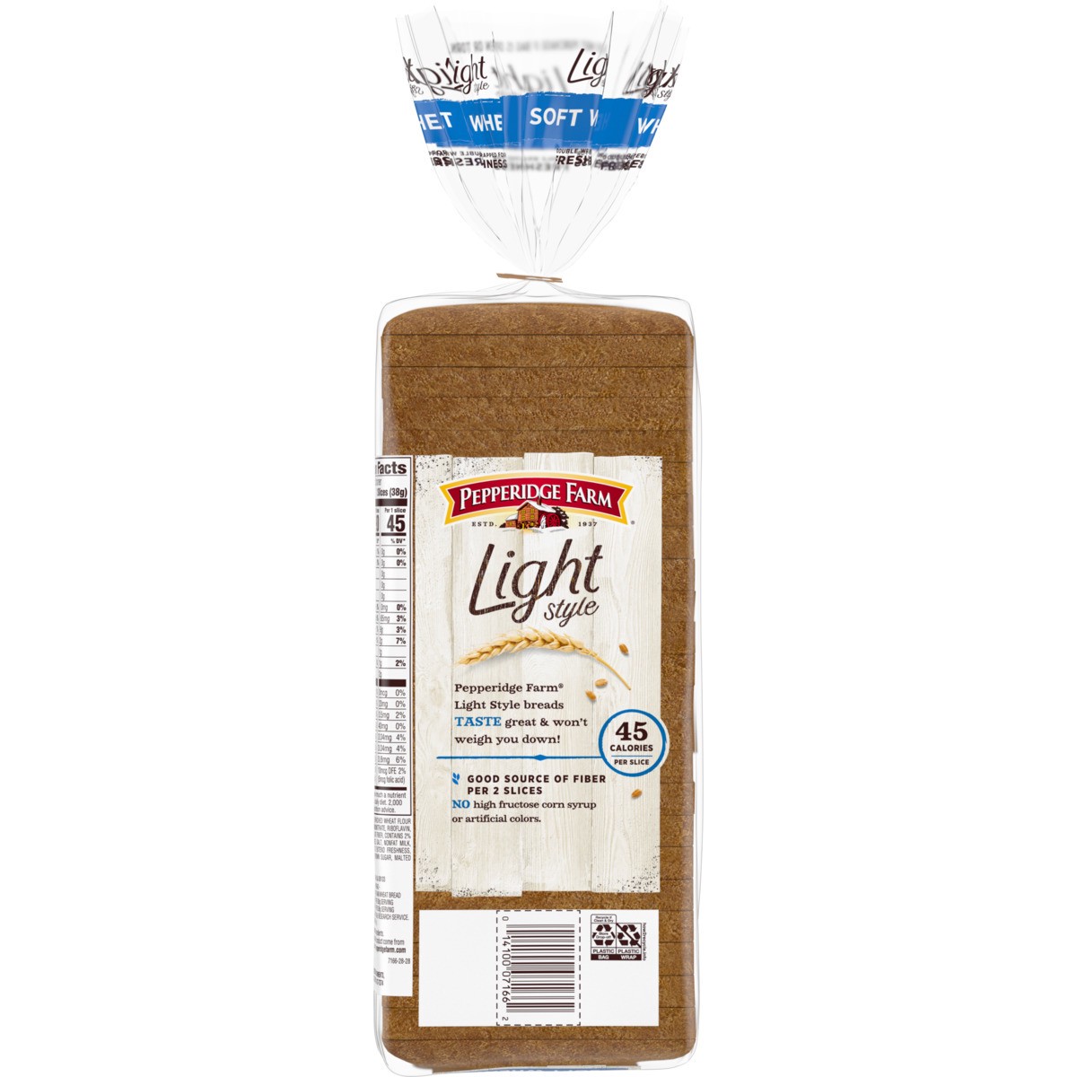 slide 5 of 11, Pepperidge Farm Light Style Soft Wheat Bread, 16 oz