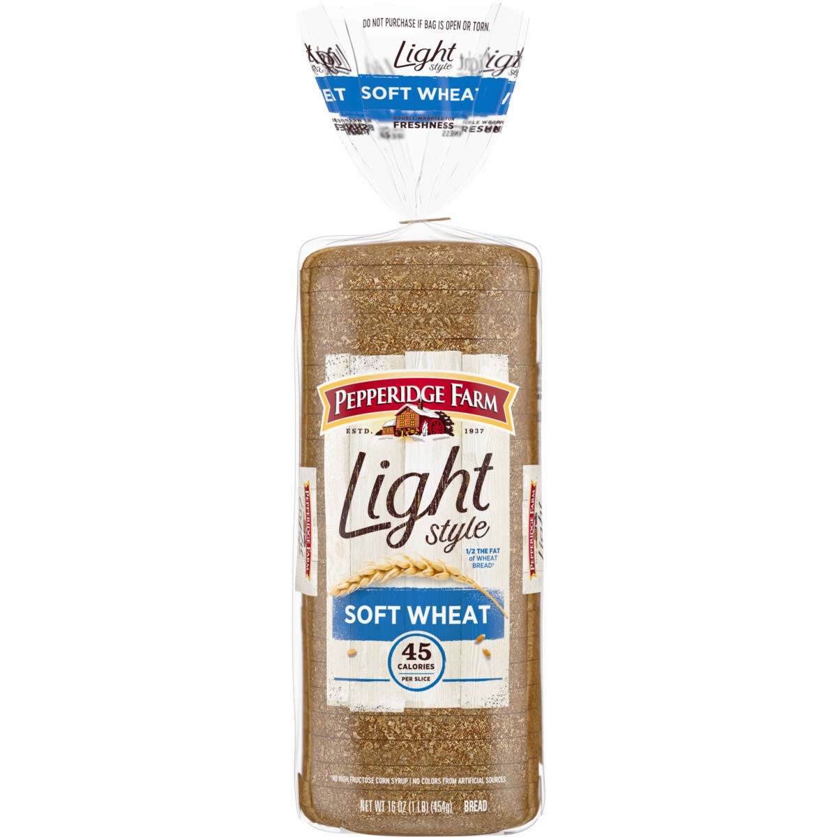 slide 1 of 11, Pepperidge Farm Light Style Soft Wheat Bread, 16 oz