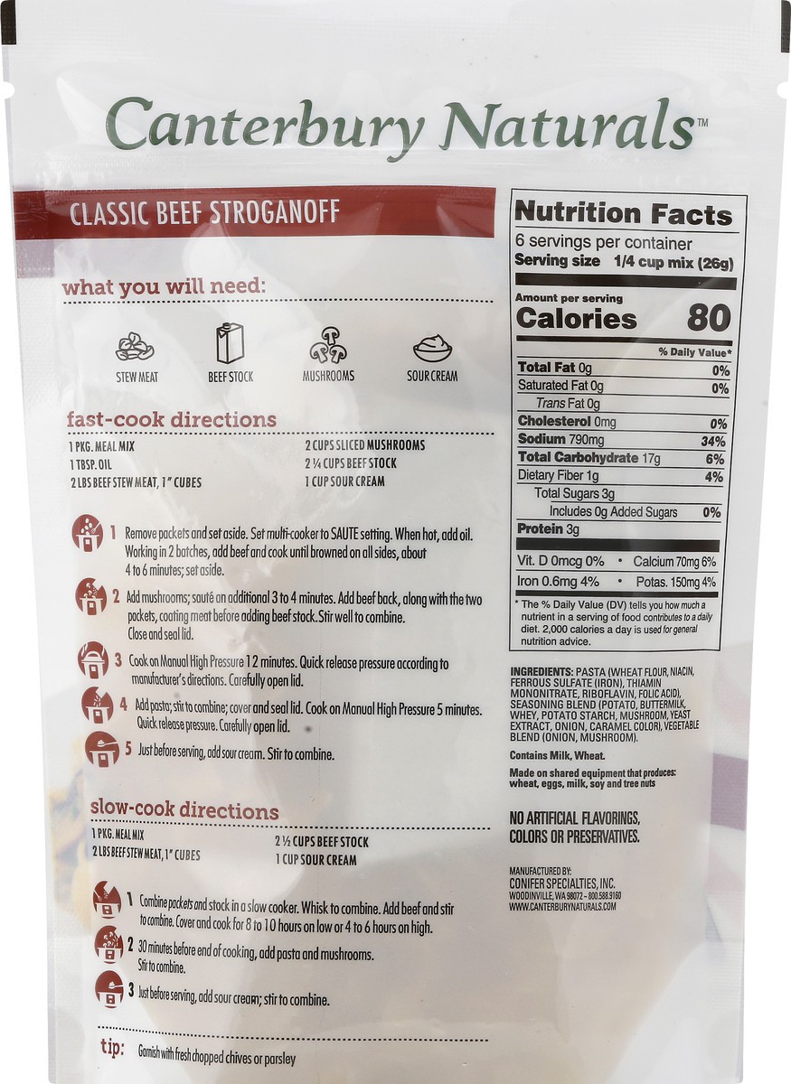 slide 2 of 7, Canterbury Naturals Meal Kit Beef Stroga, 