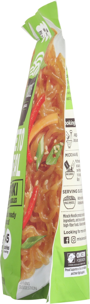 slide 7 of 9, Miracle Noodle Kitchen Teriyaki Keto Meal, 9.2 oz