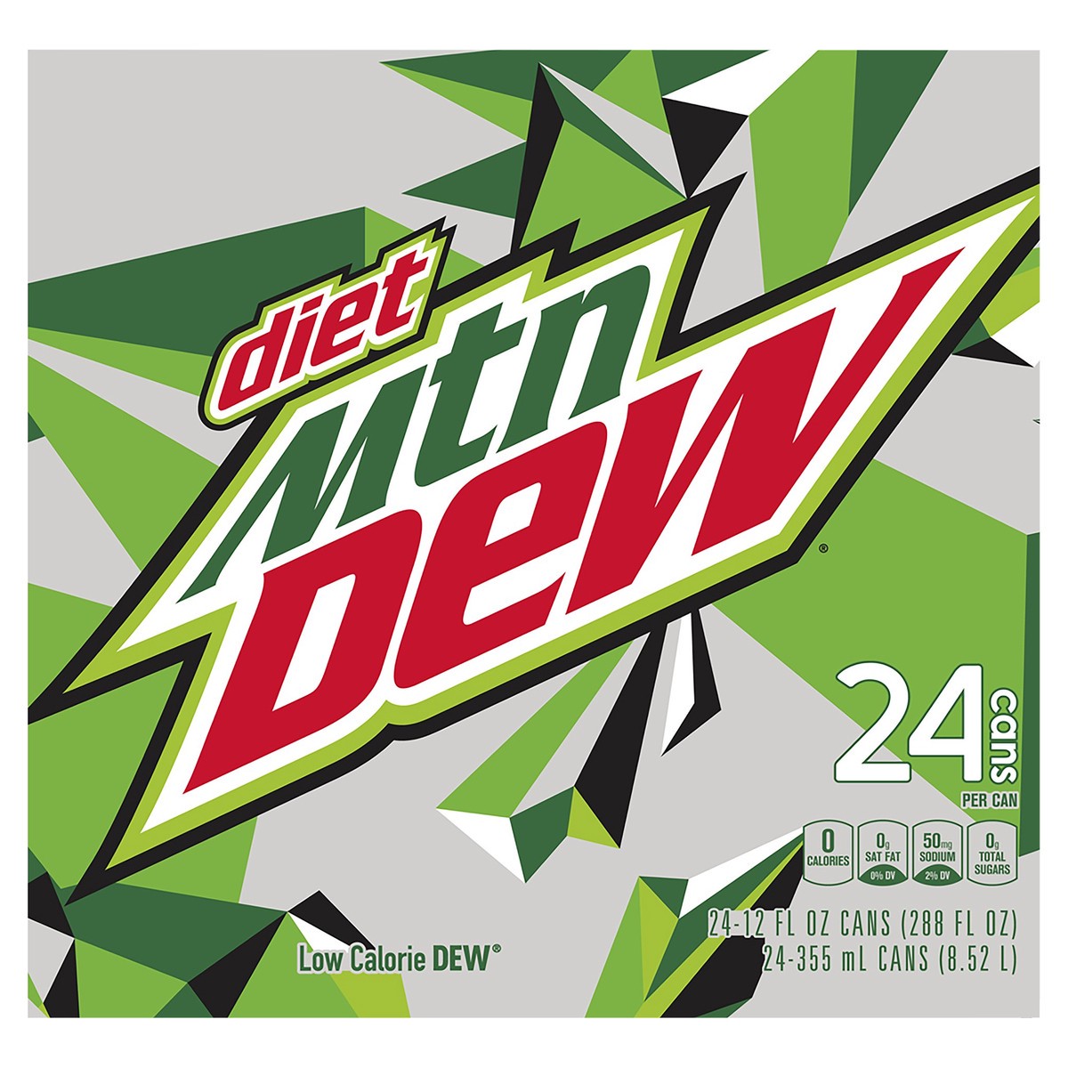 slide 11 of 12, Mountain Dew Soda, Citrus, 12 oz