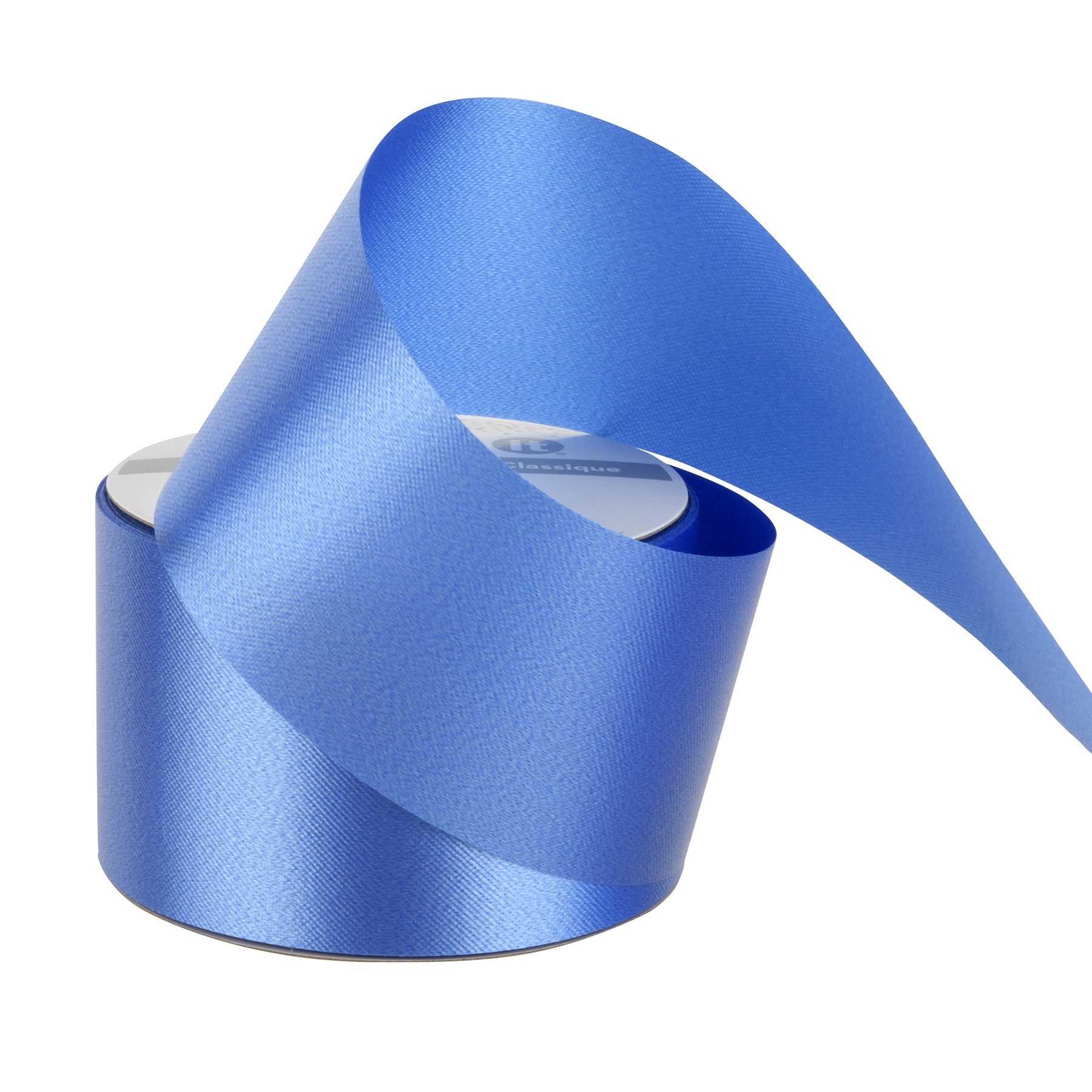 slide 4 of 4, 2.5" X 50yd. Satin Floral Ribbon By Celebrate It, 2.5 in x 50 yd