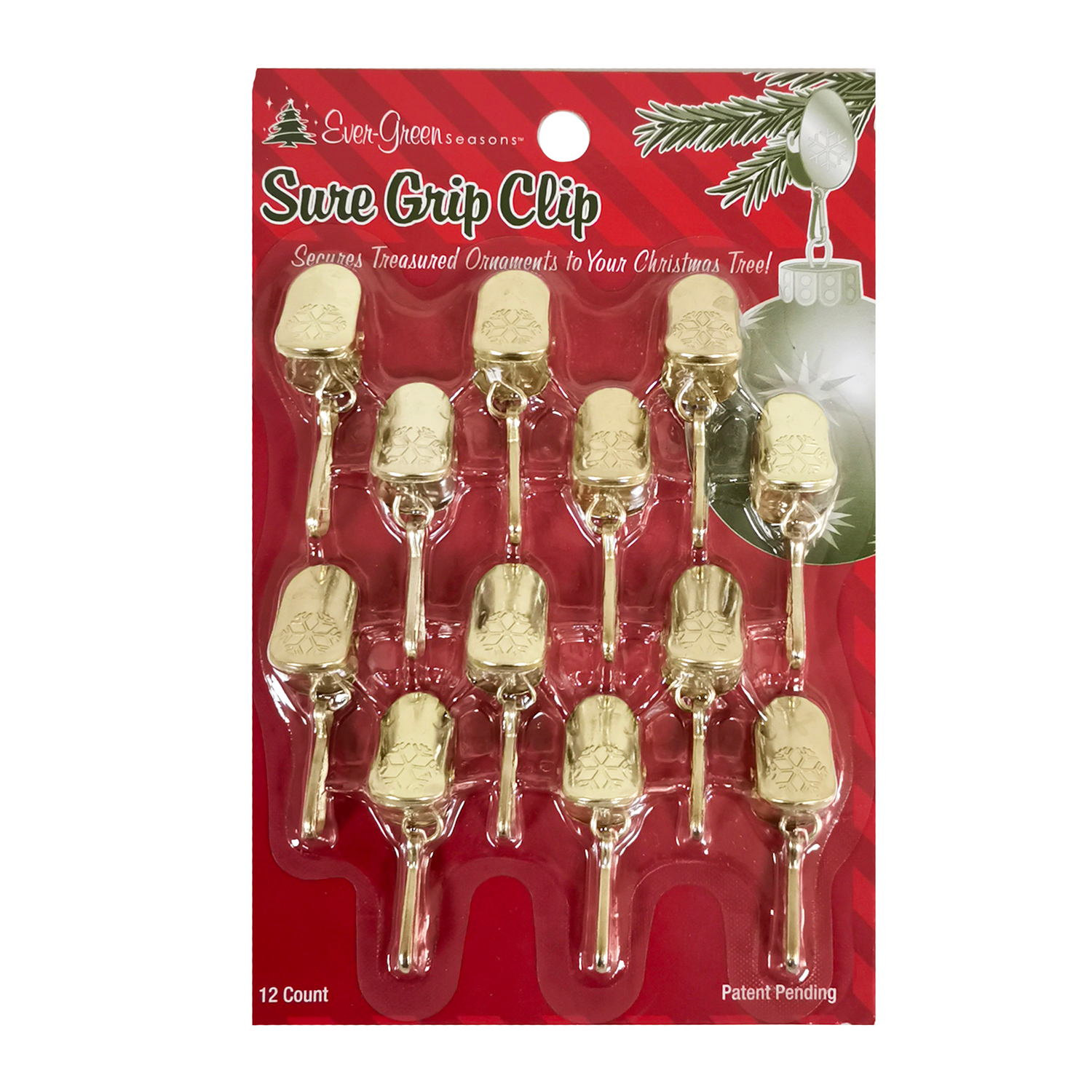 slide 3 of 4, Sure Grip Clips, Asst Gold and Silver, 12 Clips, 32 mm