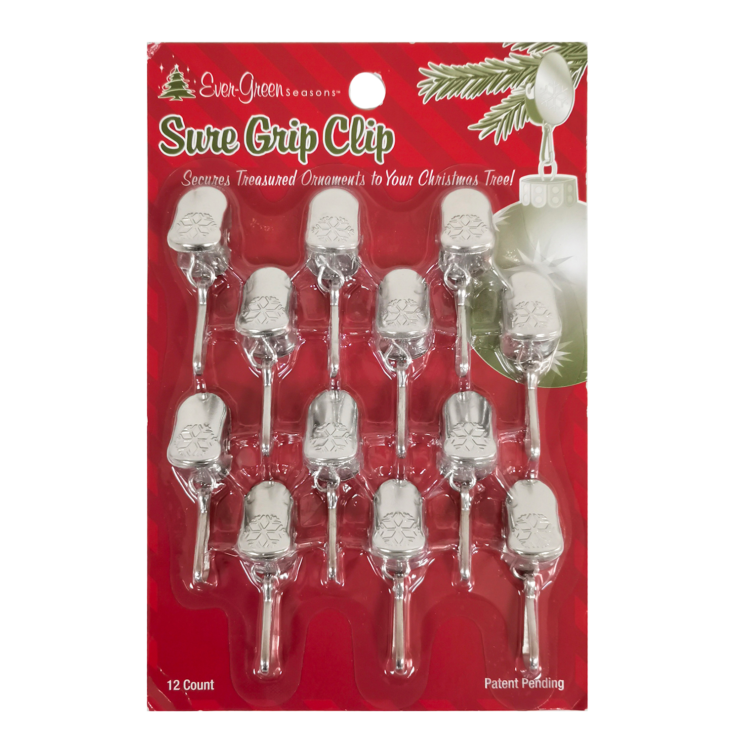 slide 4 of 4, Sure Grip Clips, Asst Gold and Silver, 12 Clips, 32 mm