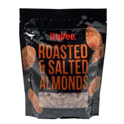 Hy-Vee Roasted & Salted Almonds 9.5 Oz