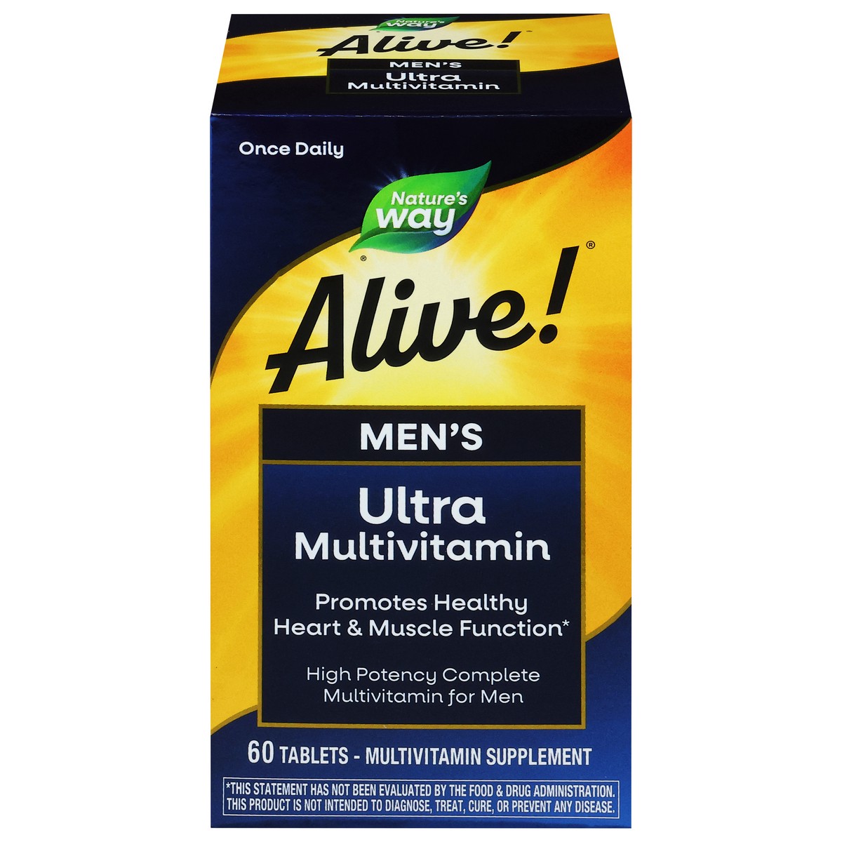 slide 1 of 6, Nature's Way Alive! Men's Ultra Multivitamin 60 Tablets, 1 ct