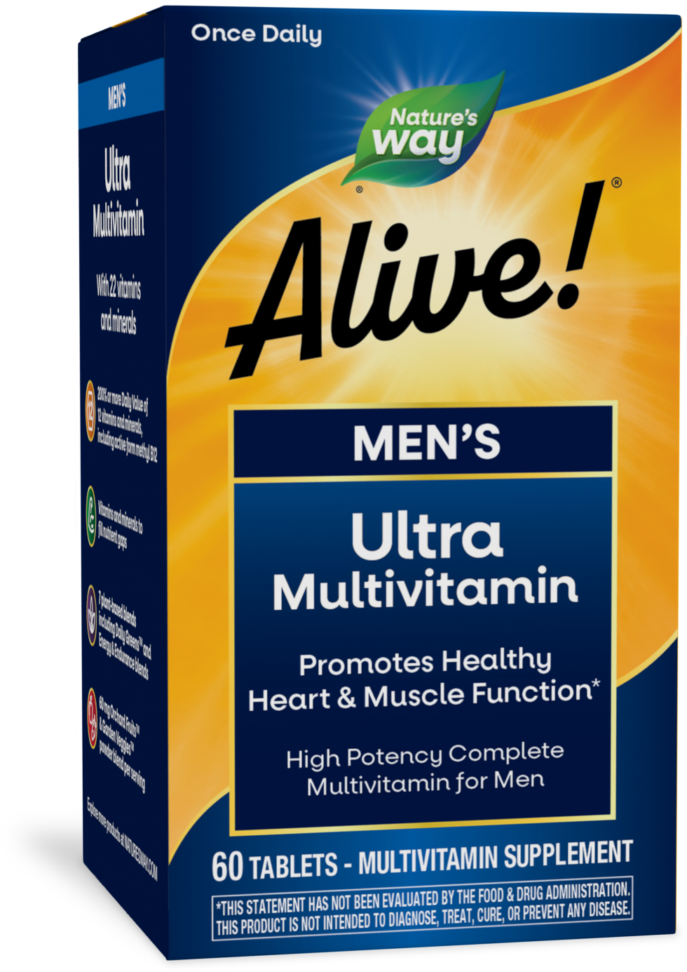 slide 1 of 6, Nature's Way Alive! Men''s Ultra Multivitamin, 1 ct