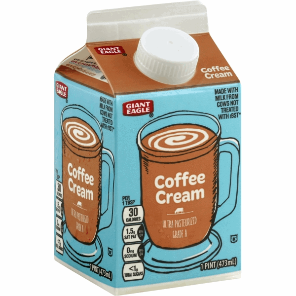 slide 1 of 1, Giant Eagle Coffee Cream - 16 oz, 16 oz