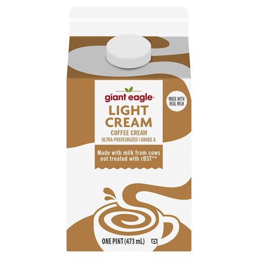 slide 1 of 1, Giant Eagle Coffee Cream - 16 oz, 16 oz