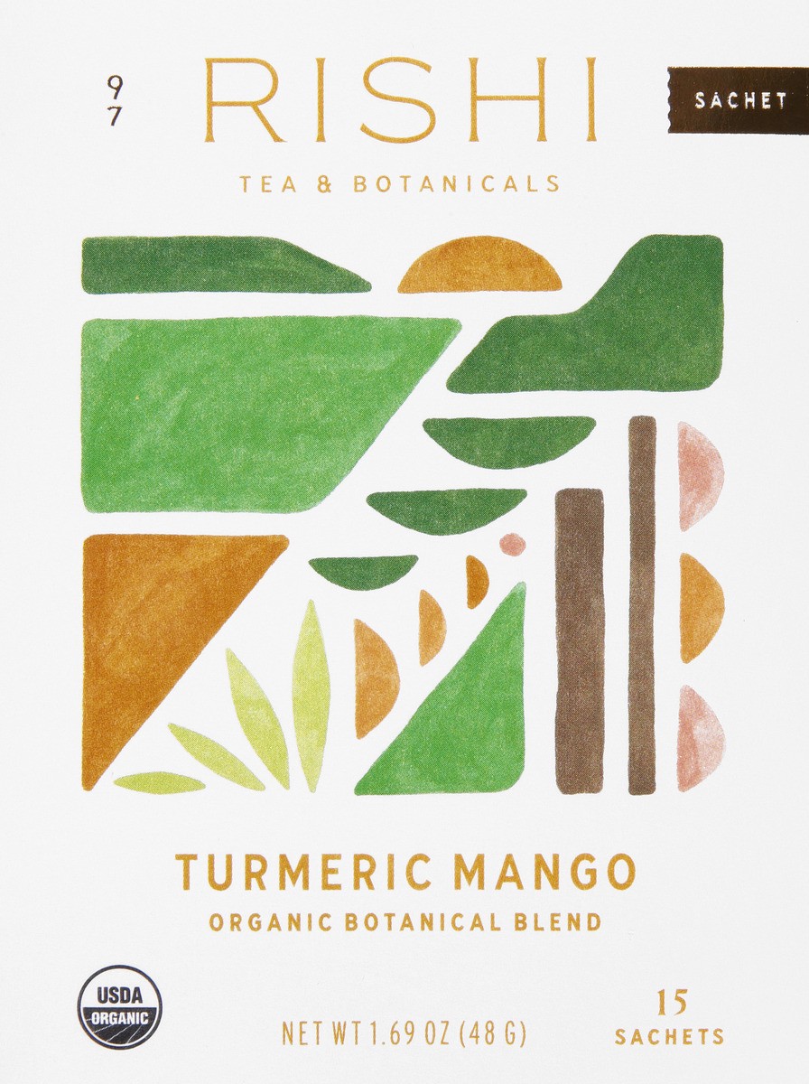 slide 9 of 12, Rishi Organic Sachets Turmeric Mango Green Tea - 15 ct, 15 ct