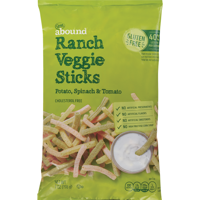 slide 1 of 1, GE ABOUND Gold Emblem Abound Veggie Sticks Ranch Flavored, 1 ct