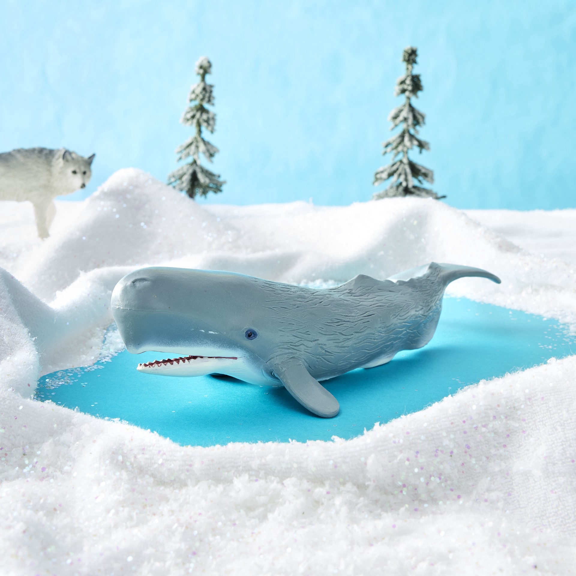 slide 2 of 2, Safari Ltd. Safari Ltd Sperm Whale, 8.5 in x 3 in