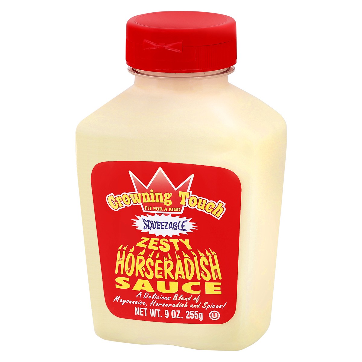 slide 5 of 12, Crowning Touch Zesty Squeezable Horseradish Sauce 9 oz, 9 oz